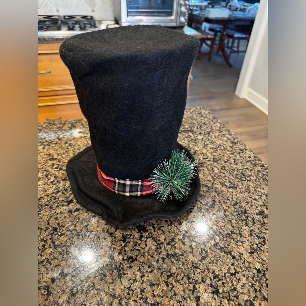 Snowman Hat Christmas Tree Topper